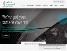 Tablet Screenshot of oxfordsurfaces.com